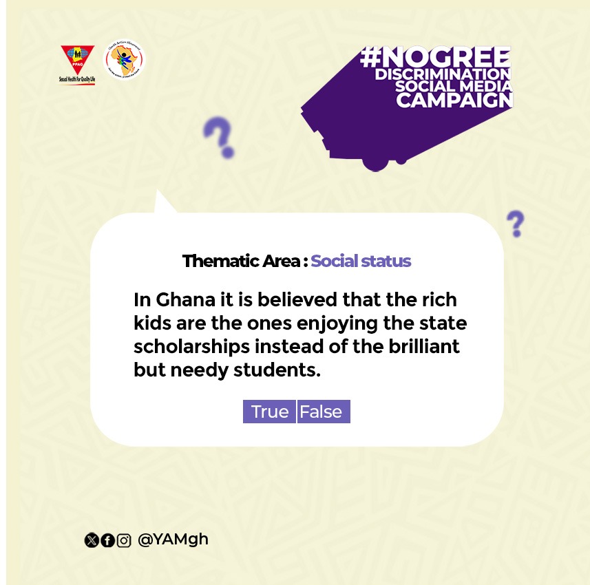 YAMghana's tweet photo. I know you also have heard this? What are your thoughts????

#NoGreeDiscrimination 

@YAMghana -Join the Action, Protect the Future ‼️ https://t.co/iX6A62VGyy