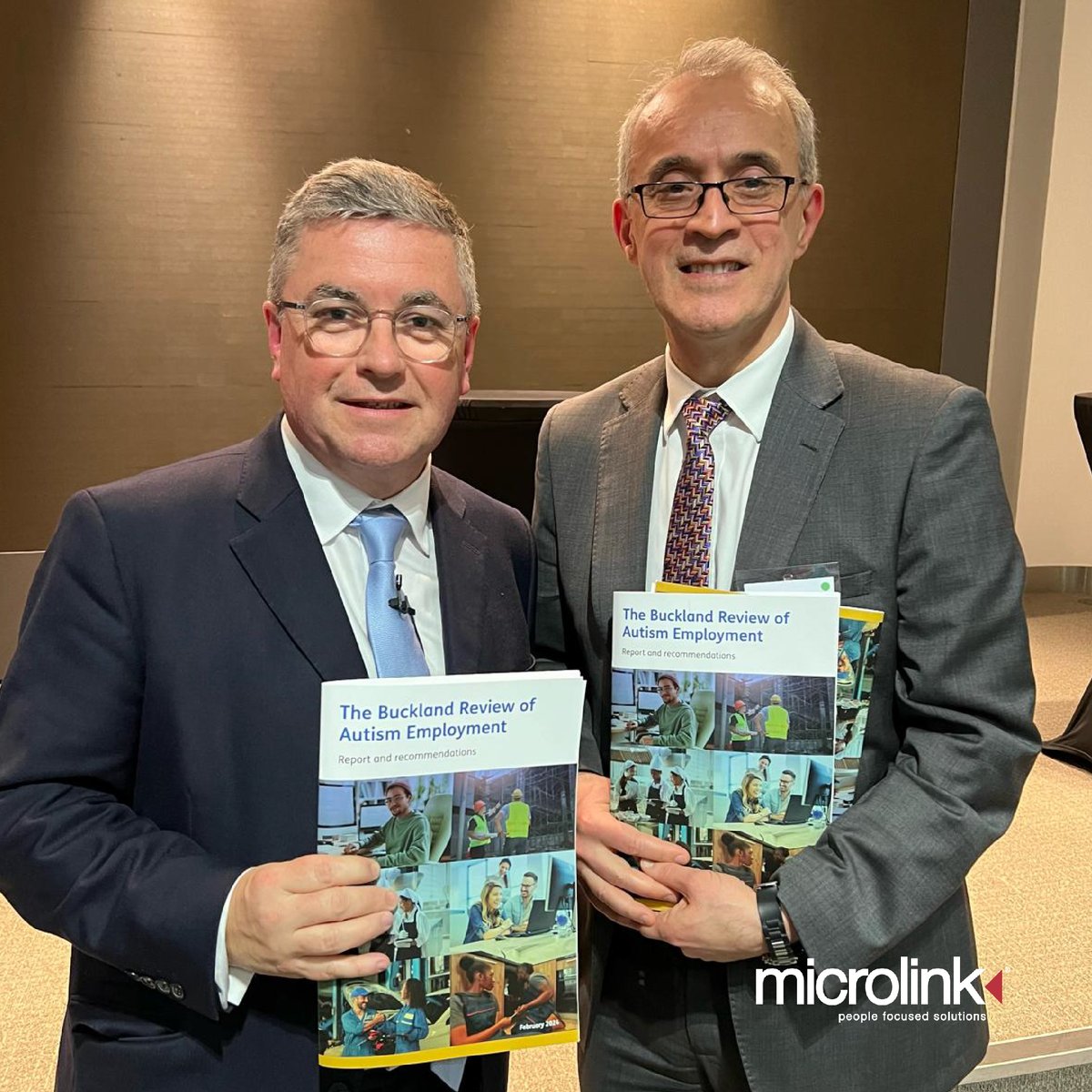 Honoured to stand with @RobertBuckland  at the launch of the Autism Employment Gap Review. 

@nassersiabi is proud to have facilitated collaboration on this pivotal report as CEO of @Microlinkpc. 

 #AutismEmployment #Inclusion #NeuroDiversityAtWork
