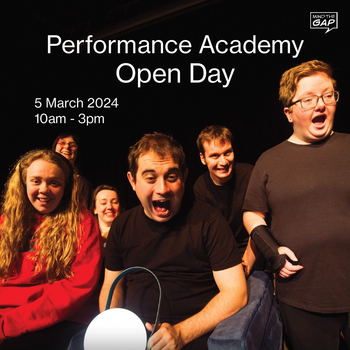 It's only 1 week till our Performance Academy Open Day and 2 weeks till our One Day Courses Open Day! If you are interested in what happens inside our wonderful building, don't miss the opportunity to learn more. Book your place by emailing academy@mind-the-gap.org.uk
