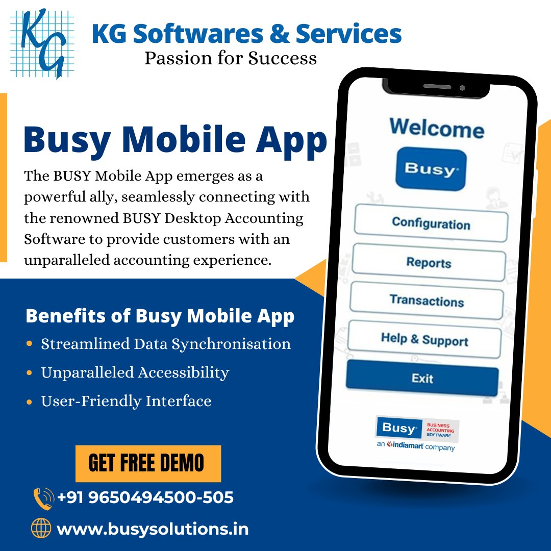kg_softwares's tweet image. Why Choose the BUSY Mobile App❓❓

Get Free Demo
☎ +91 9650494500-505

#kgsoftwareservices #busysoftware #busysolutions #post #postoftheday #no1software #busymobileapp #BUSY21 #gstfilling #YodhaTrailer #Accounting #GST #inventorymanagement #inventory