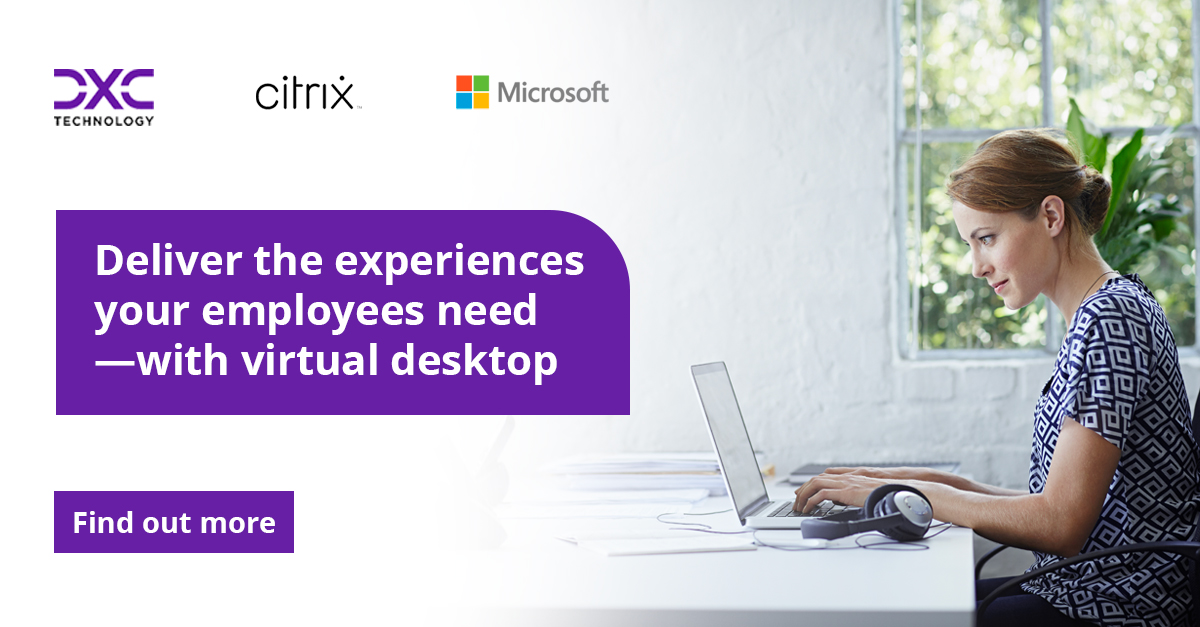 🚀📈 Boost ROI, drive performance, and connect with your people no matter where they are in the world.
Learn how: dxc.to/3T4CFho
#ModernWorkplace #VDI