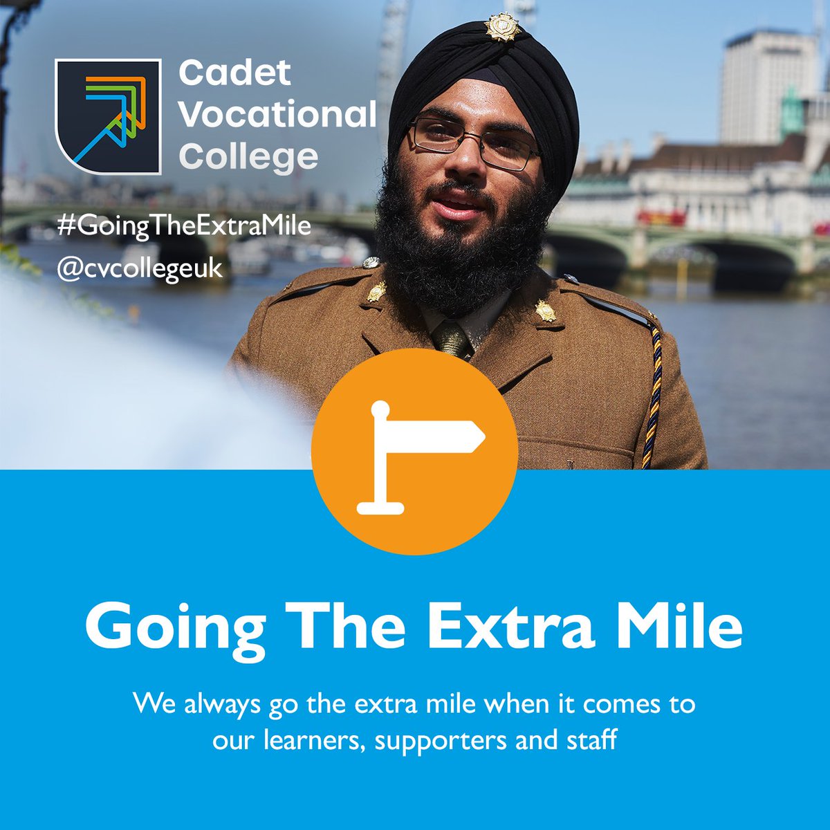 We're dedicated to going the extra mile for our learners 🚀 Your success is our success 💪 Need assistance? Our Learning Support Services team is just a call away during office hours at ☎️ 01276 601701 

#CadetVocationalCollege #CVCollegeUK #GoingTheExtraMile #SkillsForLife