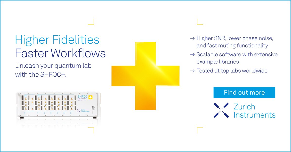 Zhinst's tweet image. Unlock the future of #quantumexploration with Swiss quality🇨🇭equipment for mountain-high fidelity #qubitcontrol: today we launch the SHF+ product line! 🚀 What makes the SHF+ line ideal for long coherence time #qubits or scaling up #QPUs? Find out now: 🔗 bit.ly/42Y0And