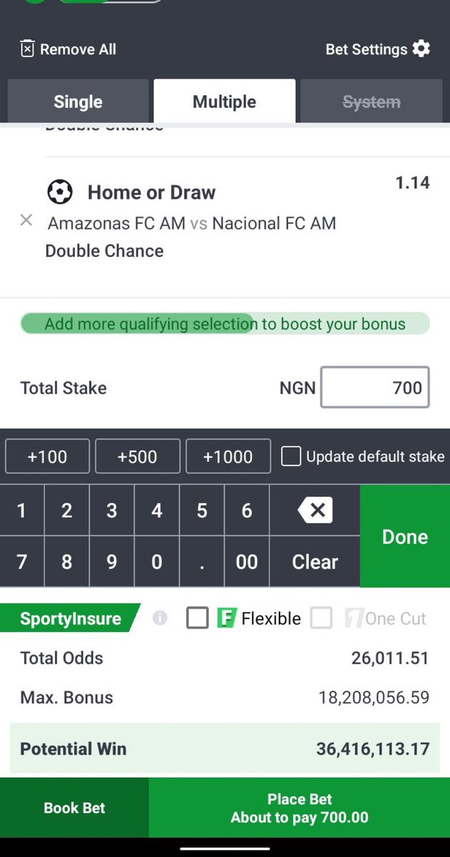 FoluboiNg's tweet image. Cooking my own 25k odds soon !

One cut 100odds yesterday if you need this say yes and retweet