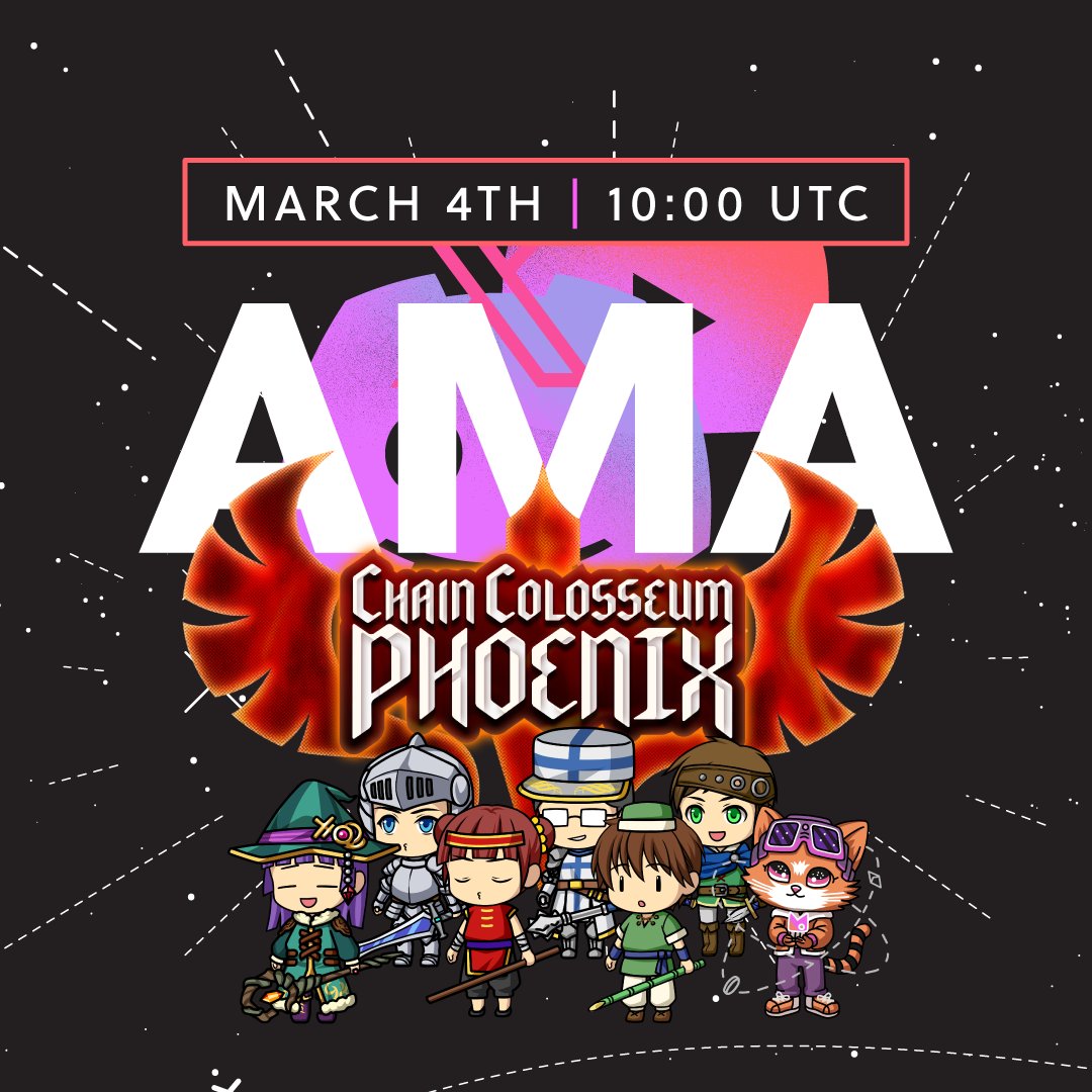 mooarofficial's tweet photo. In addition to our usual AMA, we are LIVE STREAMING gameplay from #CCP on #MOOAR Play, Friday March 1st @ 16:00 UTC 📘

AMA will be live on March 4th @ 10:00 UTC ⏰
https://t.co/TZVjaq2haN

📗 300 GMT up for grabs!

➡️ Follow @mooarofficial & @ChainColosseum_

💸 100 GMT - Like & Retweet this post

💸 200 GMT - Ask questions during the AMA! We'll select 4 questions from the community & they will be rewarded with 50 GMT each! 

Get ready to summon your Mooarty hero! [4/4]