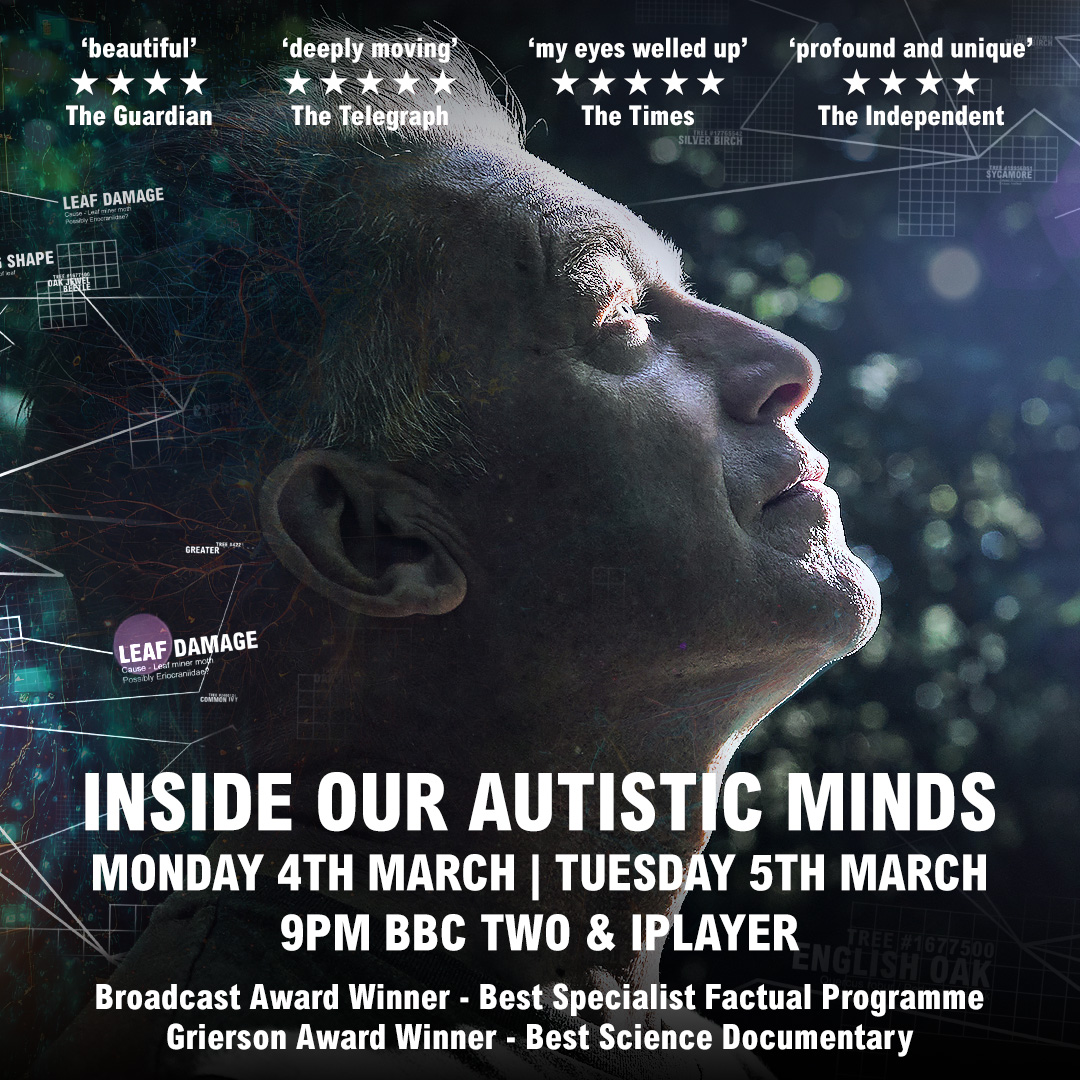 Due to a gap in the schedules, BBC Two are repeating Inside Our Autistic Minds next Monday and Tuesday evening at 9pm. If you've managed to avoid it so far, now's your chance to catch up!