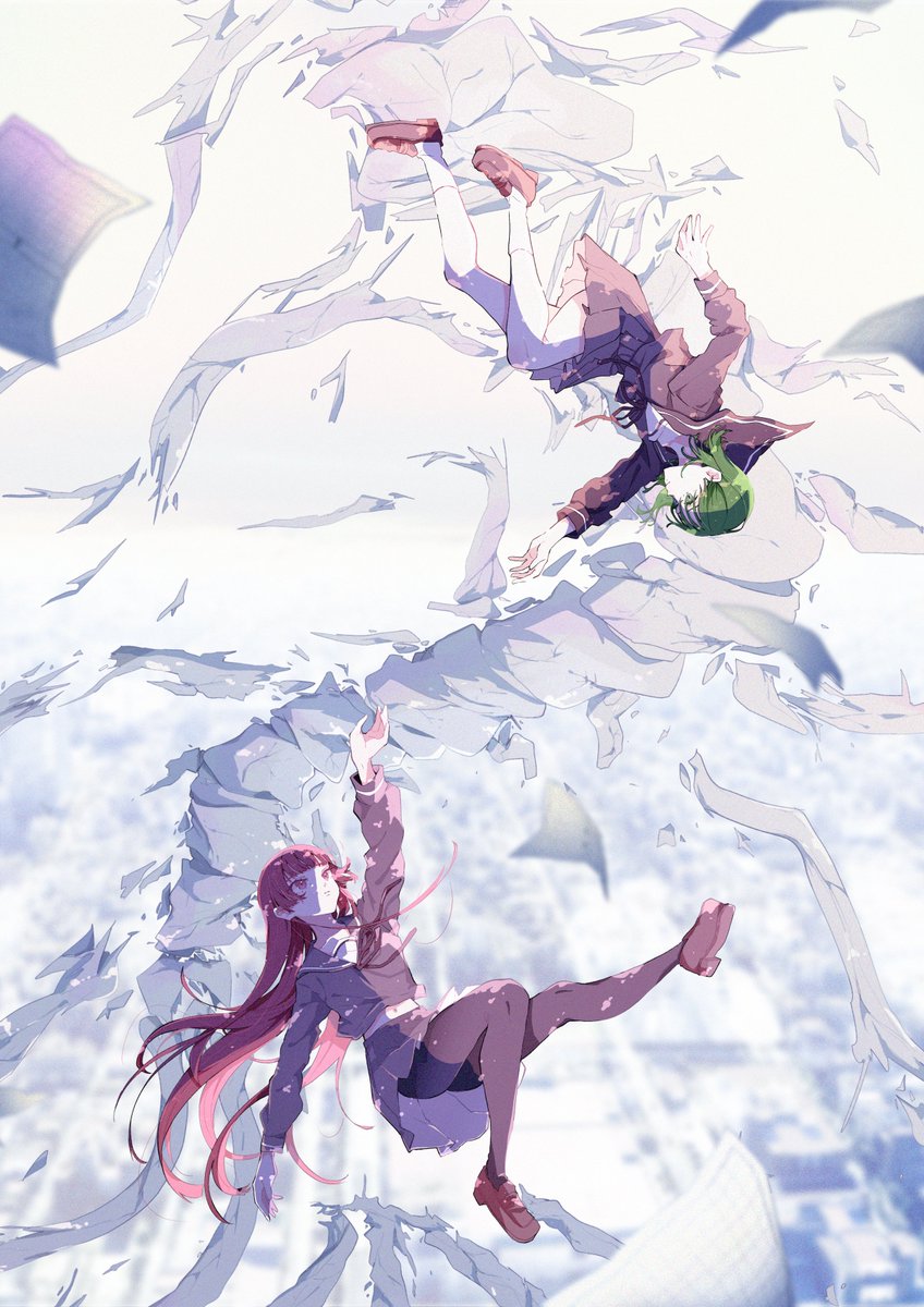 「月詠み 2nd story「それを僕らは神様と呼ぶ」キービジュアル制作しました 」|熊味噌のイラスト