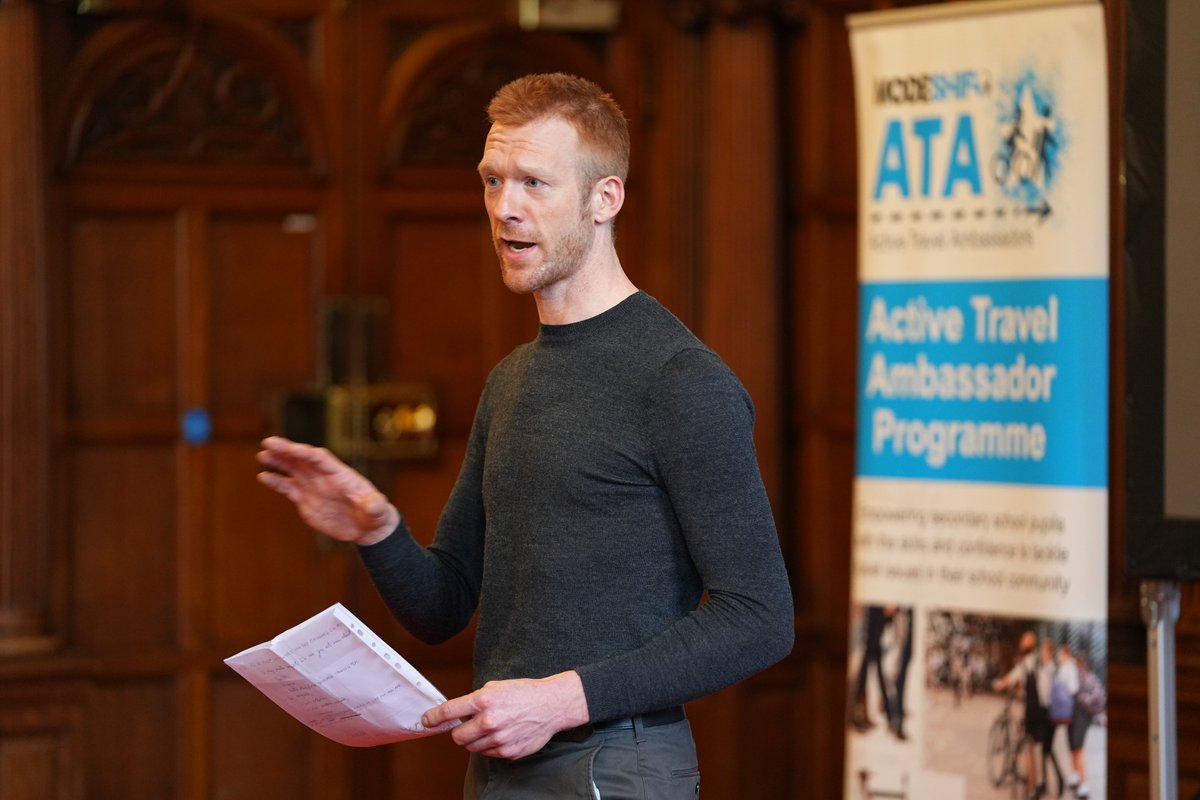 TODAY! Our #ATA programme pupils will pitch plans to improve walking, wheeling & cycling at schools across #SouthYorkshire in a ‘Dragon’s Den’ style event judged by triple Olympic cycling champion @Ed_Clancy @SouthYorksMCA 🌟🐉🥇 More on our website 👉 ow.ly/Zoln50QIJz0