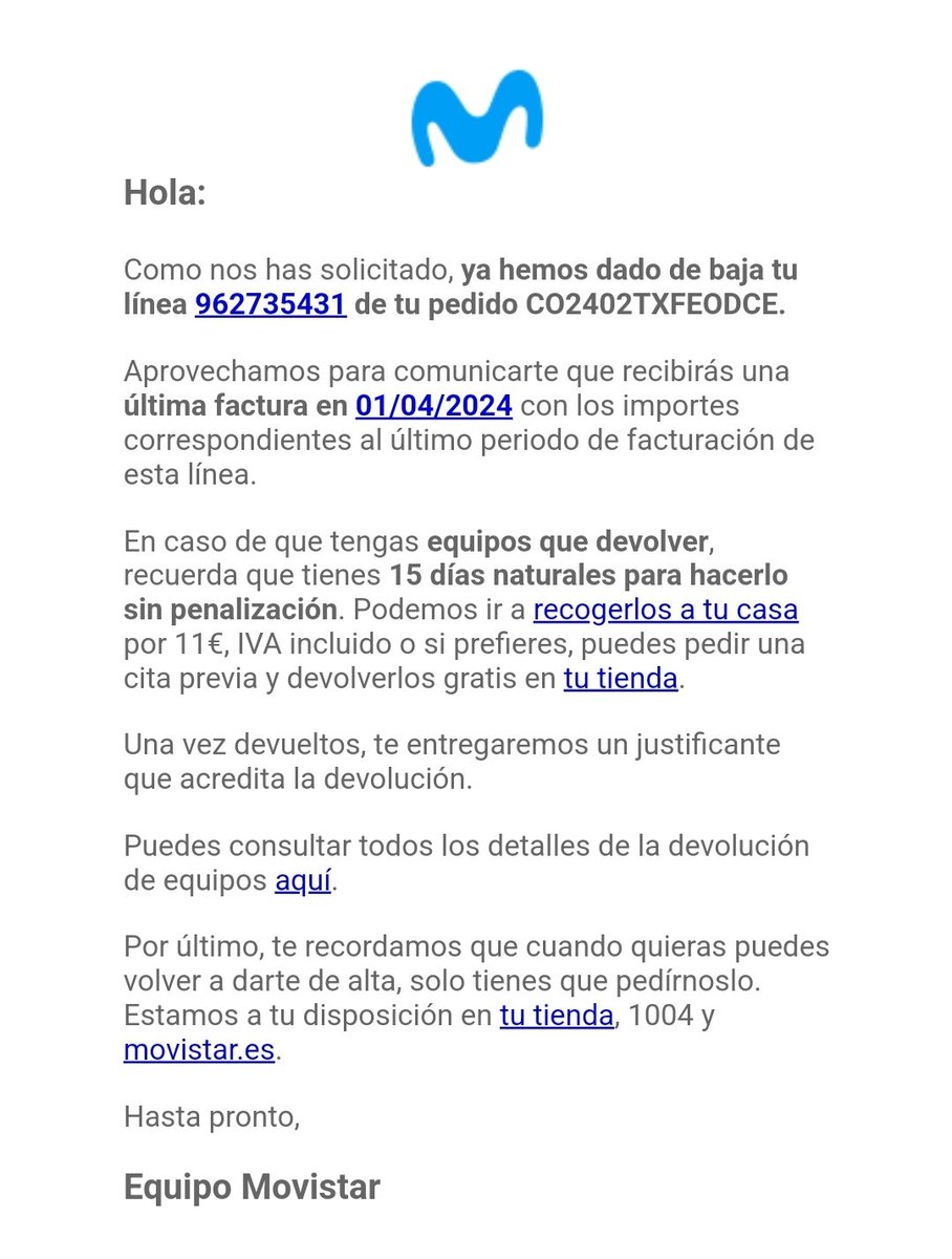 David Martínez (@david_mpozo) on Twitter photo Hola de nuevo <a href="/movistar_es/">Movistar España</a> tras vovler a hablar con vosotros me enviais esto.
En qué momento vais a ser conscientes de que NO PUEDO DEVOLVER EL ROUTER PORQUE NO EXISTE! Hola de nuevo <a href="/movistar_es/">Movistar España</a> tras vovler a hablar con vosotros me enviais esto.
En qué momento vais a ser conscientes de que NO PUEDO DEVOLVER EL ROUTER PORQUE NO EXISTE!