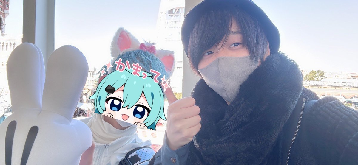 そらねこ、まふちゃん、まるぐりちゃんとディズニーシー行ってきました