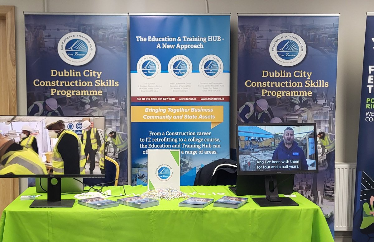 Delighted to be present at the Construction Creeres Fair today in Tallaght Stadium.
#generationapprentice