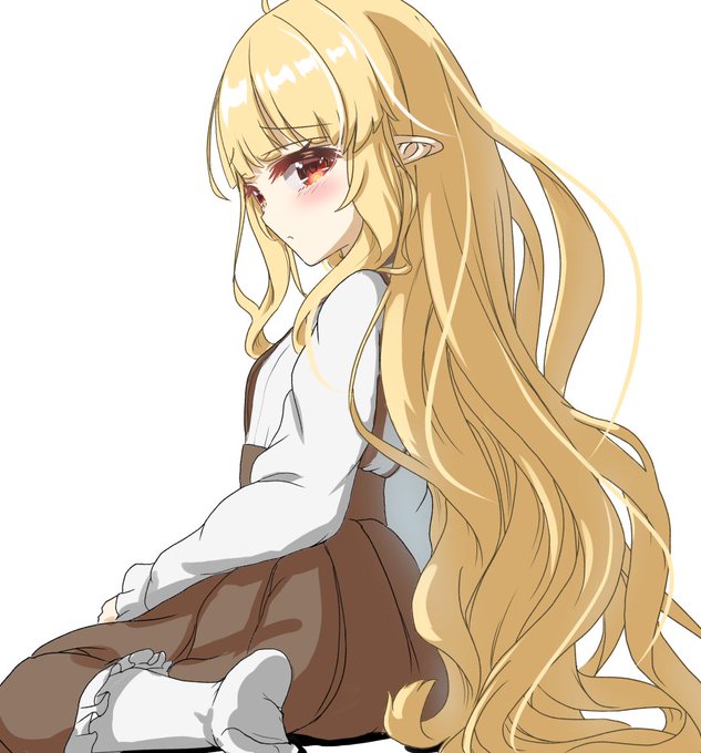 テキスト作業の合間に
エルフの少女な落書き～ 