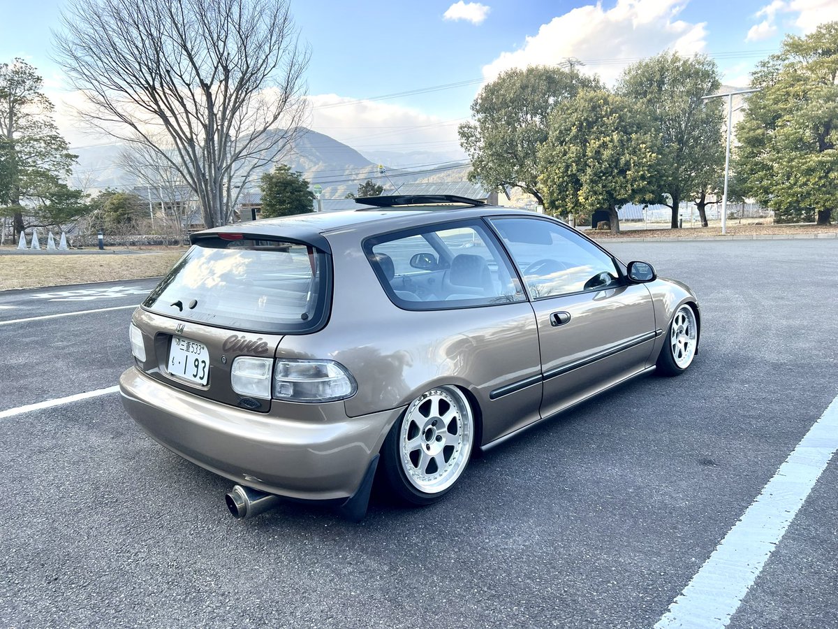 クリアー。
#civic
#eghatch
#シビック