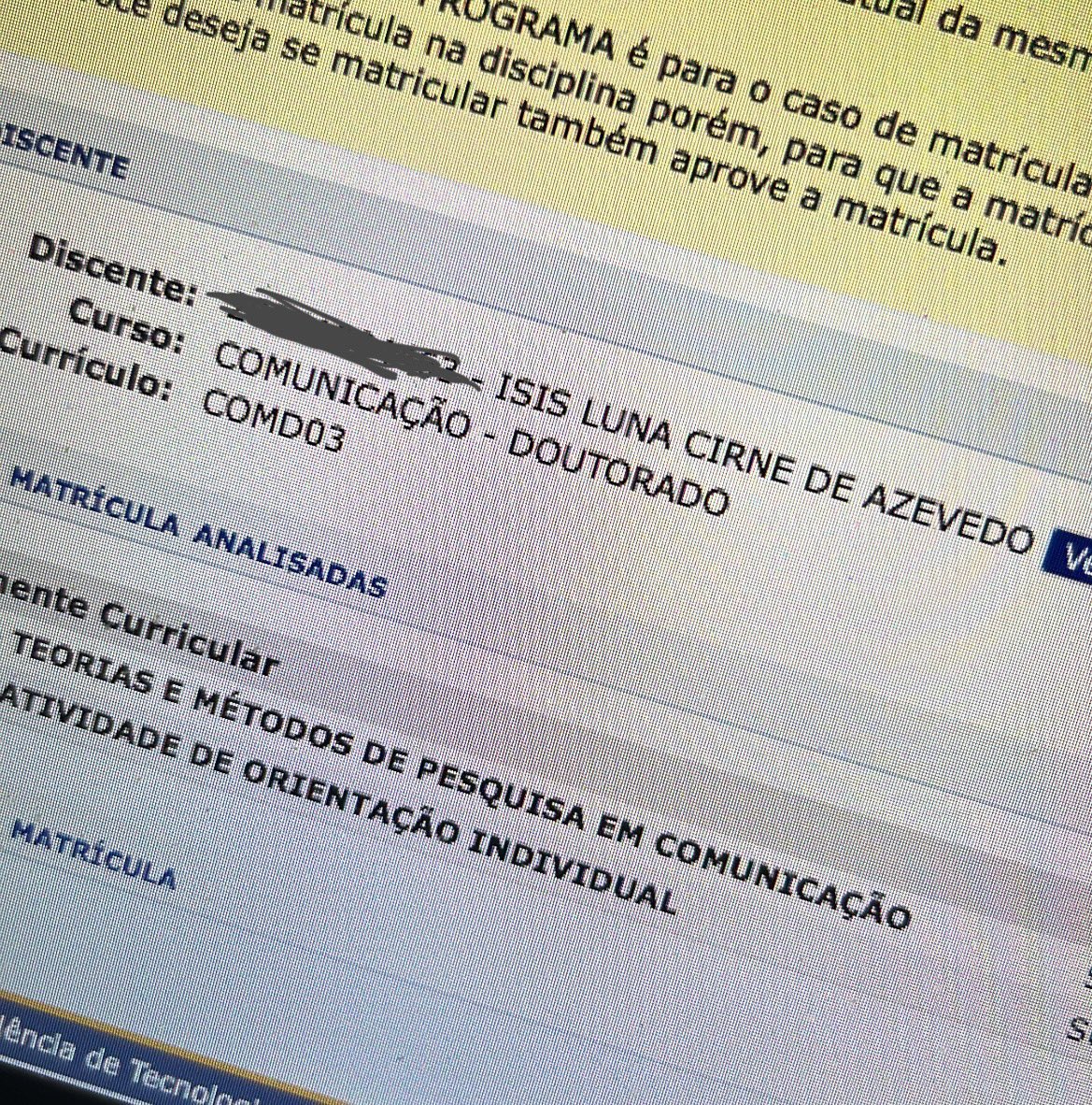 islnc's tweet photo. agora é oficial:
Mestra em Comunicação e Culturas Midiáticas pela UFPB 

e vamos iniciar a próxima etapa:
Doutoranda em Comunicação na UFPE 🥹 https://t.co/k7a5baFCai