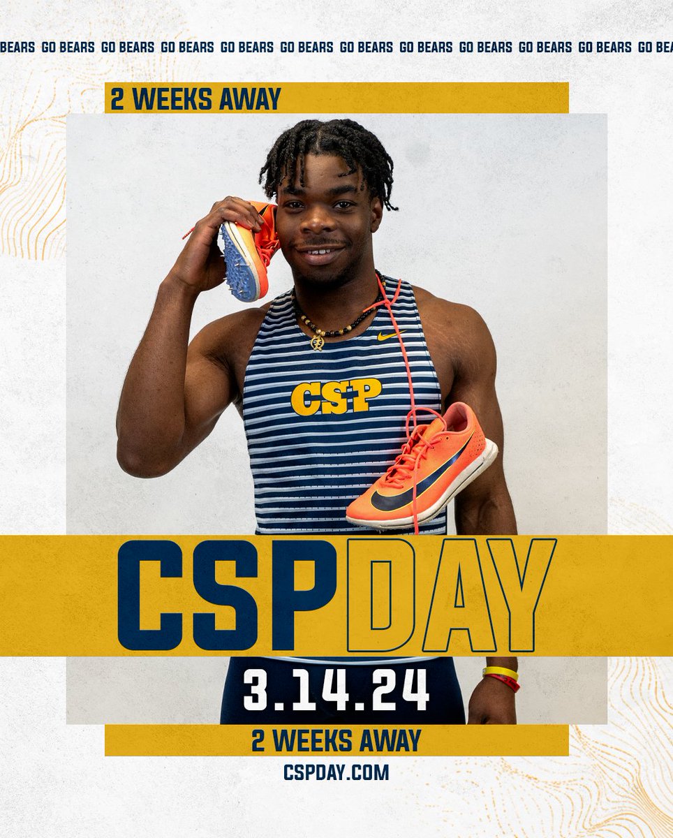 We're only two weeks out from CSPday! We invite you to consider making a gift to our program and having a direct impact on our team and the student-athlete experience!
Make your gift to cross country or track and field: cspday.com/athletics
#BeGolden #GB4L #CSPDay