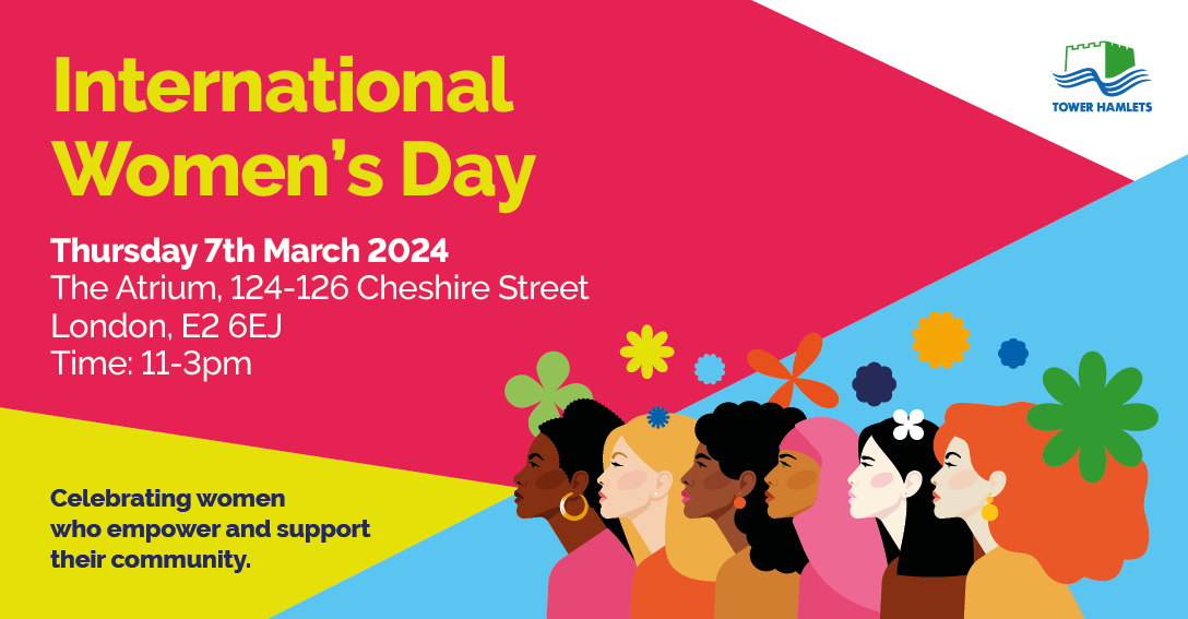 TowerHamletsNow's tweet image. Celebrate the remarkable women in the borough at The Women’s Achievement Awards on Thurs 7 March. The free event is part of the council’s International Women’s Day programme. Enjoy good food &amp;amp; good company! Book your place now. 
orlo.uk/WIiey