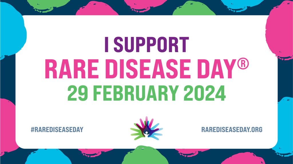 If you don’t already know about #RareDisease and #RareDiseaseDay2024 then you really should!! So proud and honoured to be working in this field