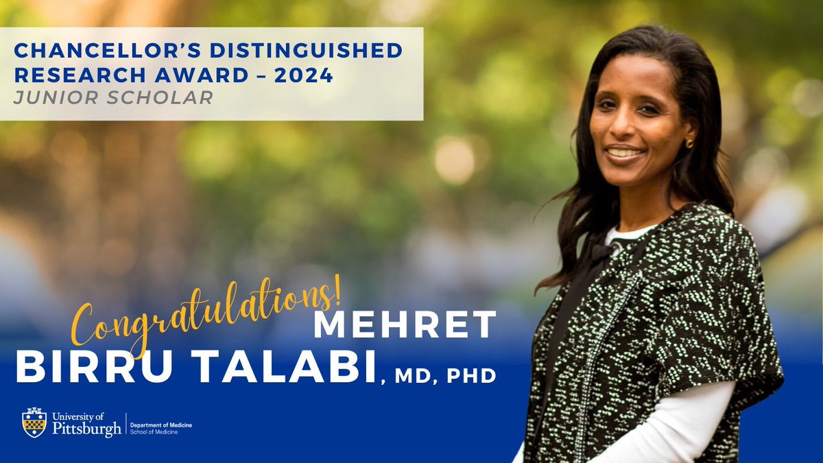 Dr. Mehret Birru Talabi from @PittRheum received the Distinguished Research Award as a Junior Scholar for her contributions to the field of reproductive rheumatology, which led to a new paradigm for addressing reproductive health in vulnerable & high-risk populations. (🧵2/4)