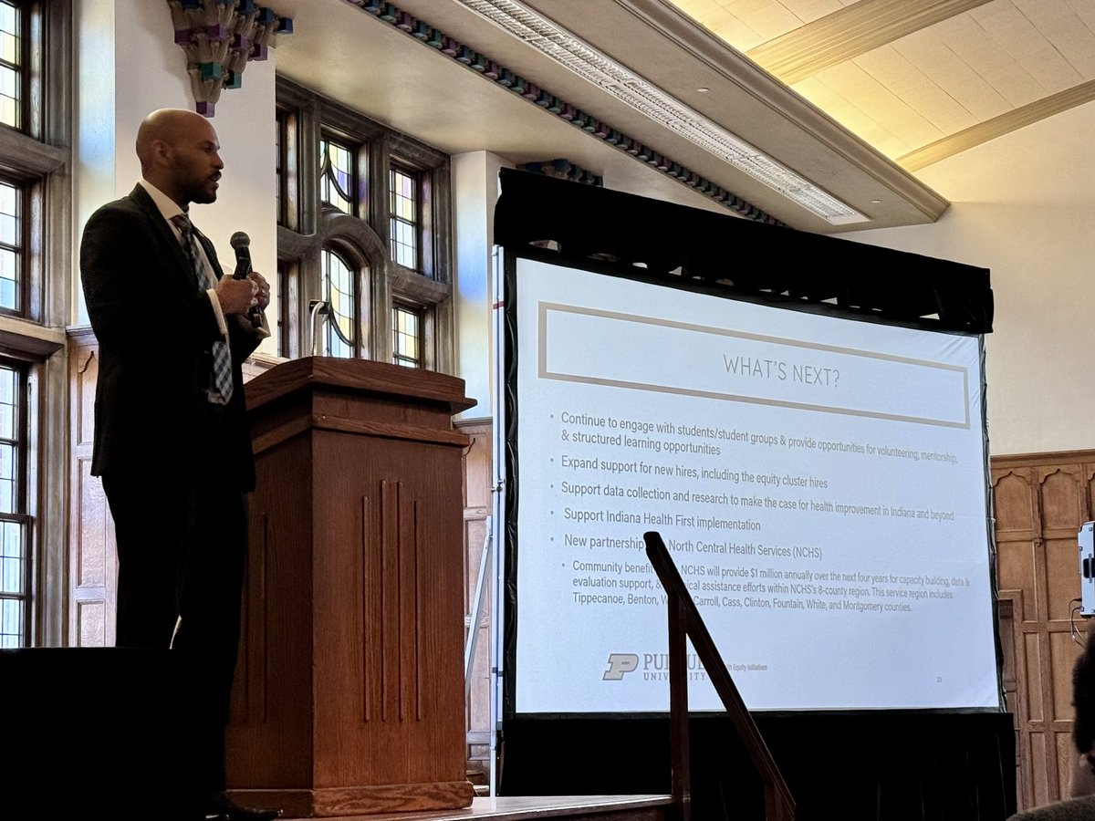 NCHS is honored to participate in the 2024 Purdue Health Equity Summit. <a href="/HEI_Purdue/">Center for Community Health Empowerment & Learning</a> <a href="/JeromeAdamsMD/">Jerome Adams</a>