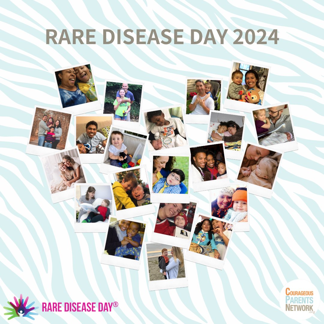 Happy #RareDiseaseDay! Everyday, we honor and support the families caring for children with a rare disease. But today especially. #RareDisease #CareAboutRare #ShowYourStripes #CourageousStories