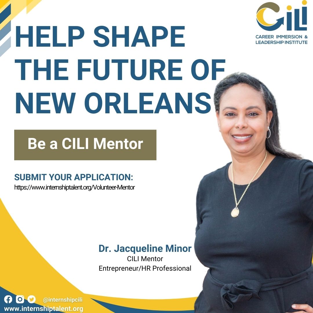 Join our team and bring positive change to the community. Become a mentor or volunteer and empower others with your expertise and passion. Apply to be a CILI Mentor by clicking here internshiptalent.org. You can help build a brighter future for everyone by working together.