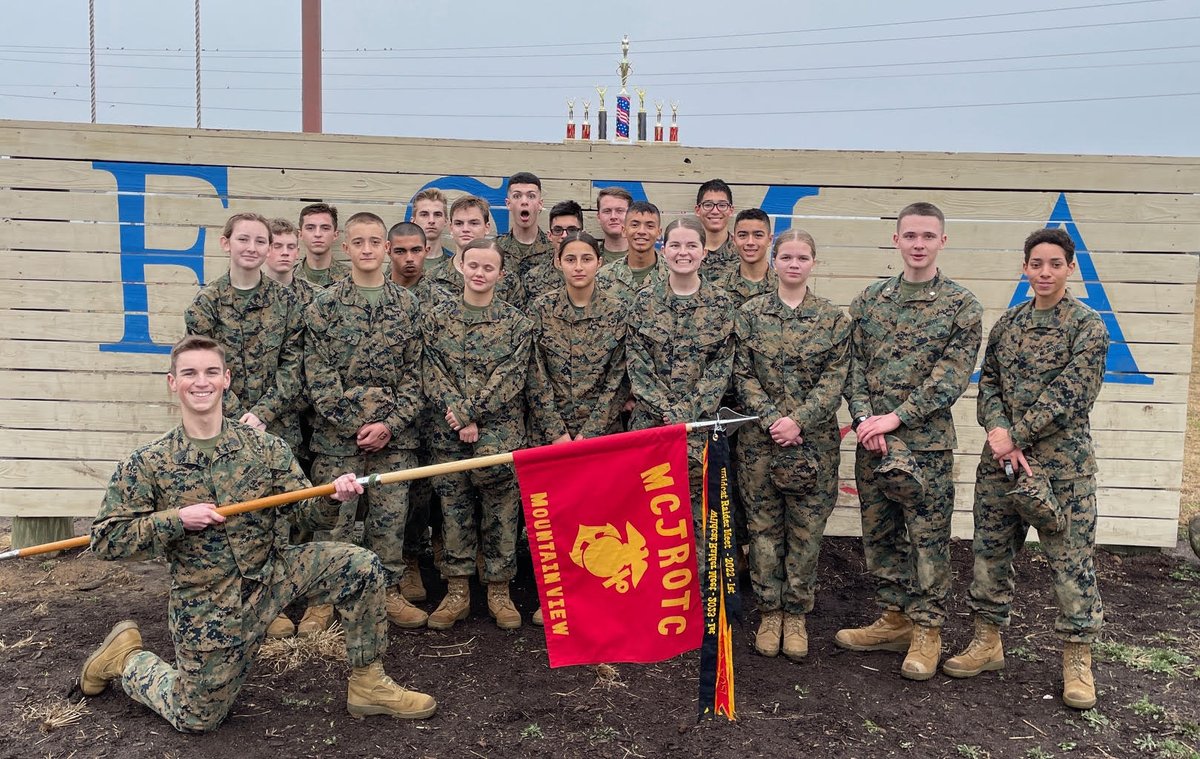 🎉🌟 Shoutout to <a href="/MV_Wildcats/">Mountain View High</a> Cadets! Dominating in Cyber, Drill, Air Rifle Marksmanship, &amp; Raider Challenge at the national level. Next: Marine Corps JROTC Region One 2024 Youth Physical Fitness competition on March 2! Let's show our support! #ElevateStafford 🔥🏆