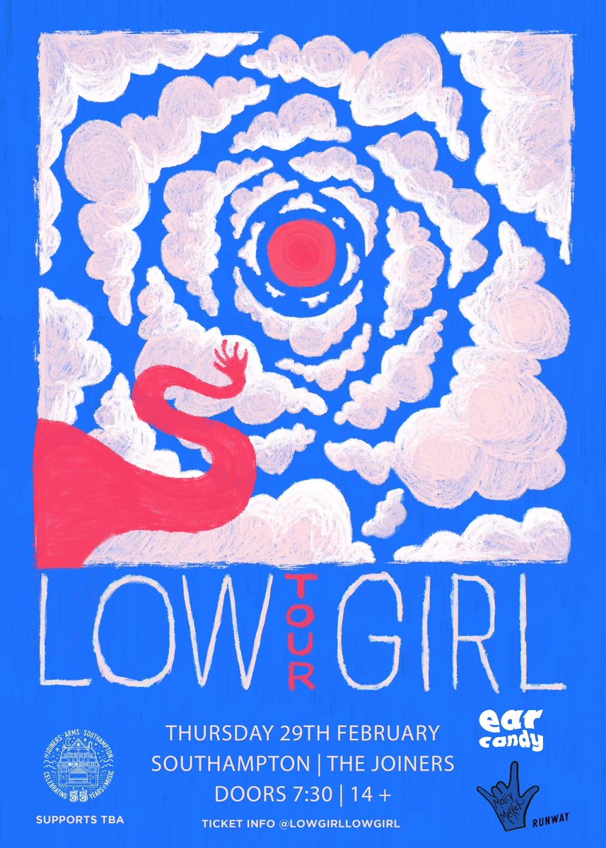 TONIGHT! The dream indie pop world of @lowgirllowgirl touches down at Joiners 💭 Support from @earcandytunes + Molly Meaker Tix left! FFO: Alvvays, Coach Party