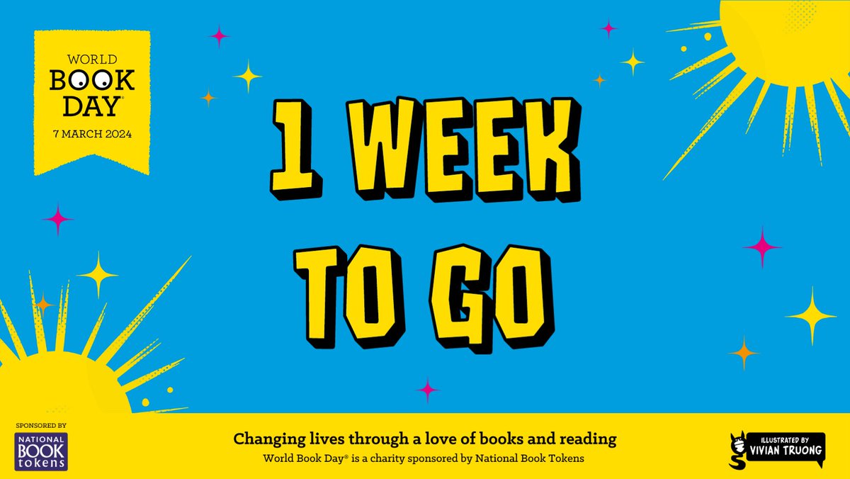 There’s only one more week to go until #WorldBookDay on Thursday 7 March! 📚🎉 Our Celebration Hub has everything you need for your World Book Day festivities - from display materials to engaging activities and much more! 🥳 Explore our resources here: worldbookday.com/celebrate-worl…