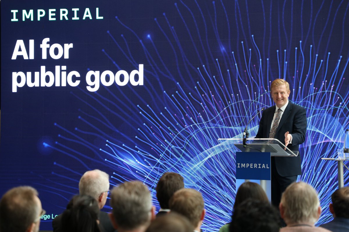 Deputy PM @OliverDowden gave a speech today @imperialcollege setting out government plans to accelerate the roll-out of public sector #AI