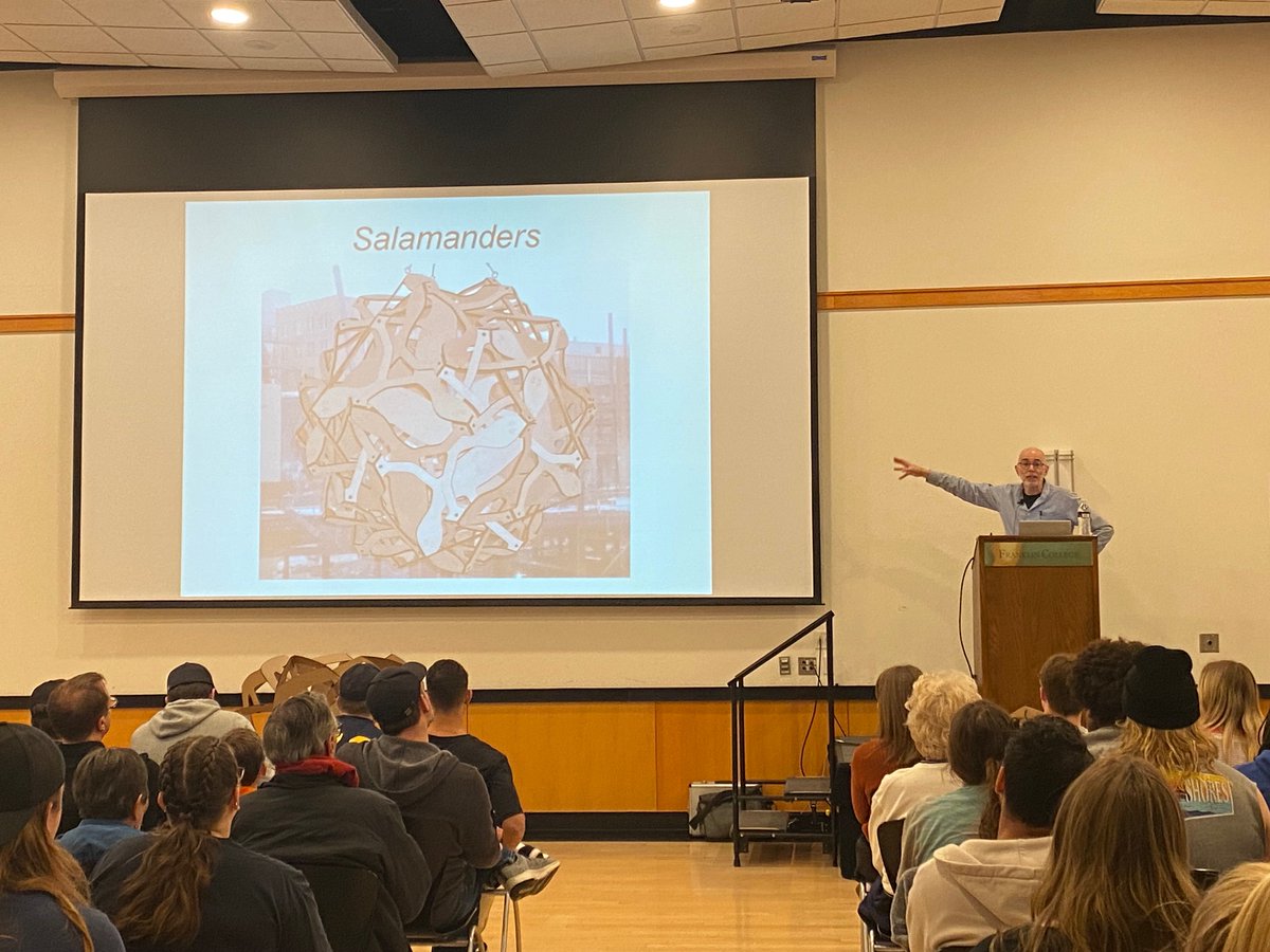 FCMathComputing's tweet photo. Thanks to Dr. George Hart for an amazing scholar-in-residence visit, which included a captivating public lecture attended by almost 150 people, the creation of 40+ new mathematical sculptures, and lots of inspiring conversations about the intersections between math and art. https://t.co/ZToe4jl1Jt