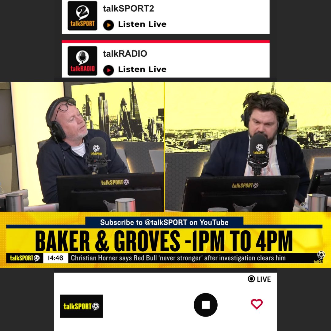Tune into #ATAW director Jack Spring's chat with talkSPORT's Baker and Groves, live at 3.30pm. Available on sporttalk.com or on YouTube here: youtube.com/watch?v=YRJOI8… #UTM #GTFC @officialgtfc