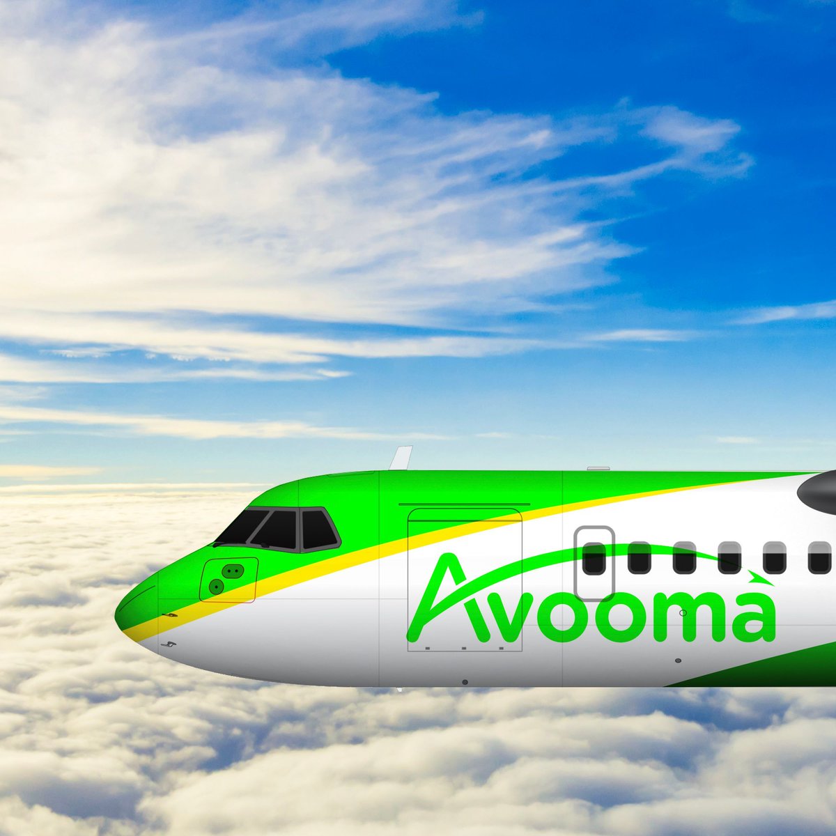 The third, final and probably most important section of our livery - the front...!

Of course, it's not just what's on the outside that counts, the interior/seating configuration also matters, particularly to the passengers who will be flying with us - this will be revealed soon.