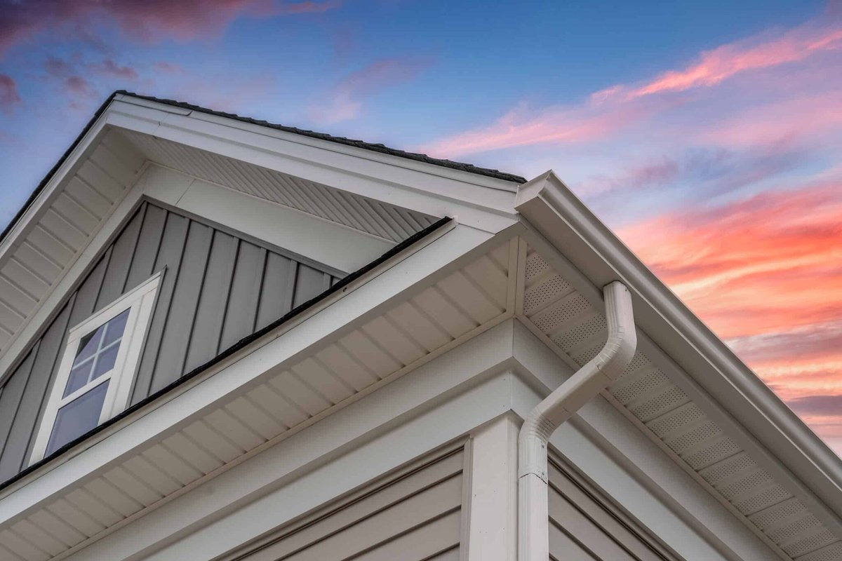 🏠 Elevate your home's look with expert soffit solutions from KV Construction LLC! 🛠️ Durability meets style in Seattle. #HomeDesign #SeattleConstruction #Soffits #HomeMaintenance #QualityBuild