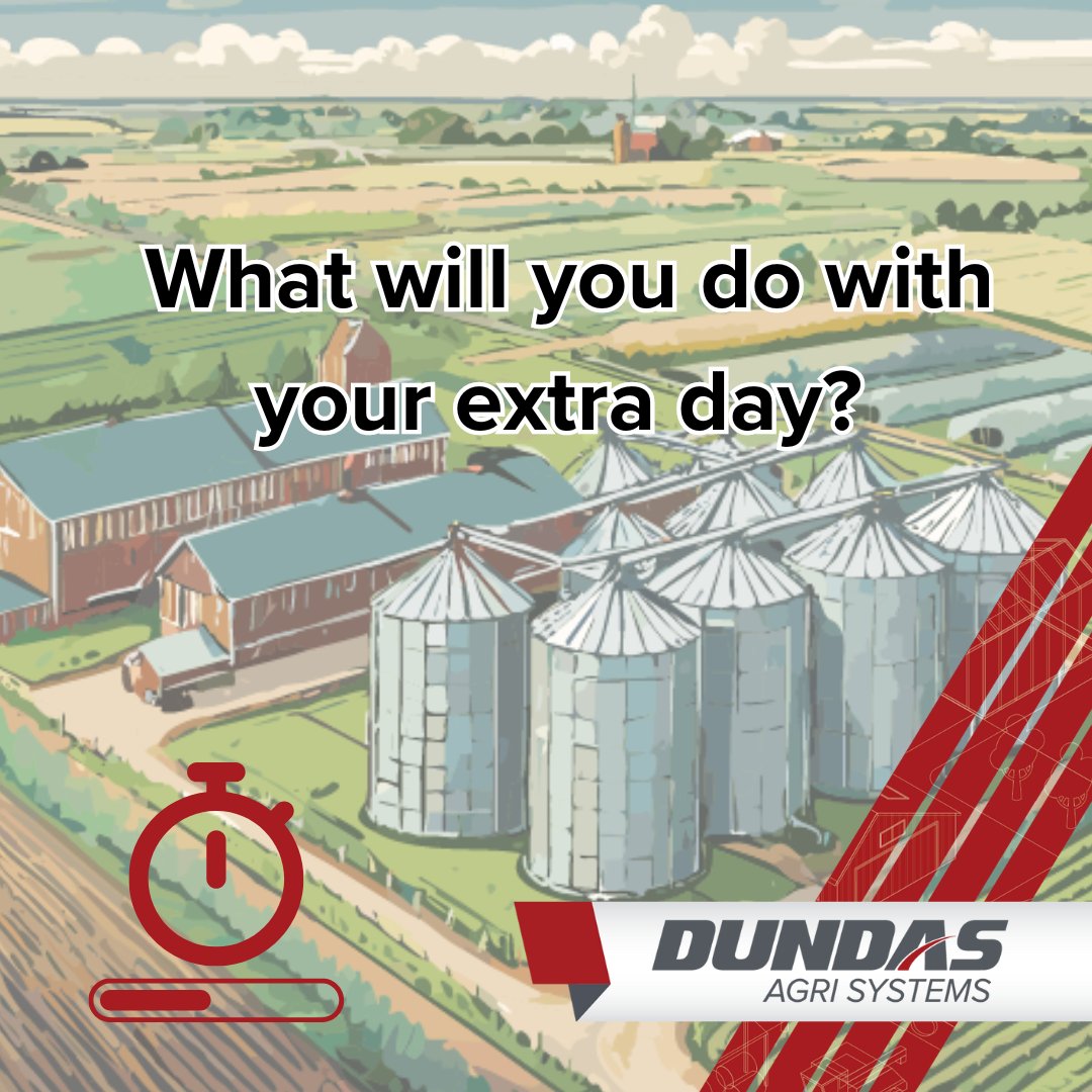 Here's to a bonus day of growing the worlds food - How are you spending it?