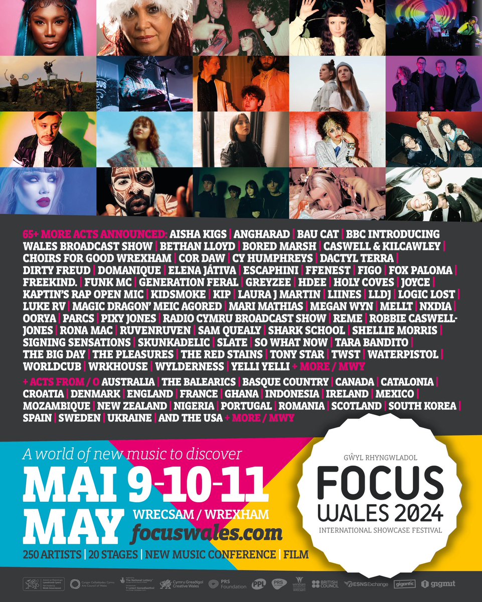 WALES 🏴󠁧󠁢󠁷󠁬󠁳󠁿We’ll be performing for Ryan Reynolds & Rob McElhenney when we head to Wrexham in May to showcase at @FocusWales ⭐️🏴󠁧󠁢󠁷󠁬󠁳󠁿