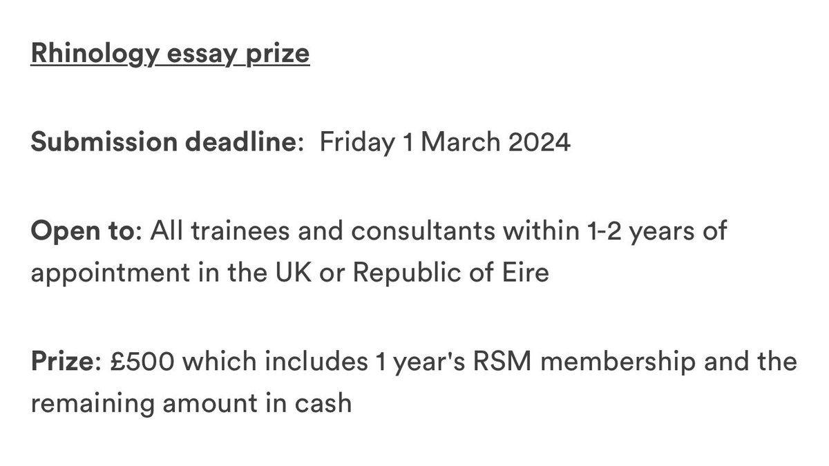 RSM Otology and Laryngology & Rhinology Sections tweet media