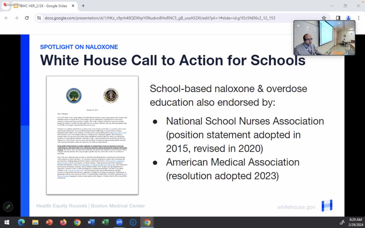 Another excellent and informative Health Equity Rounds on Advancing Equity in Harm Reduction and Youth Overdose Prevention
@BMCAddictionMed @TheBCRP