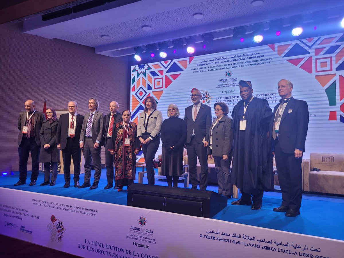 Netherlands Embassy in Morocco (@nlinmorocco) on Twitter photo Today our Ambassador for Women's Rights and Gender Equality, Peter-Derrek Hof (<a href="/pd_hof/">Peter-Derrek Hof</a>), had the honour of participating in #Acshr2024 in Morocco to promote #SRHR in Africa! Today our Ambassador for Women's Rights and Gender Equality, Peter-Derrek Hof (<a href="/pd_hof/">Peter-Derrek Hof</a>), had the honour of participating in #Acshr2024 in Morocco to promote #SRHR in Africa!
