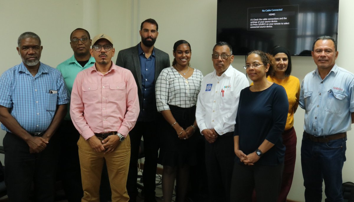 SIFBelize's tweet photo. #BSIF Hosts #WorldBank Mission, meet with the Climate Resilient and Sustainable Agriculture Project (CRESAP) and government officials on the progress of the multimillion-dollar project focused on adopting climate-smart agriculture technologies and practices via matching grants. https://t.co/8uZ44FroBf