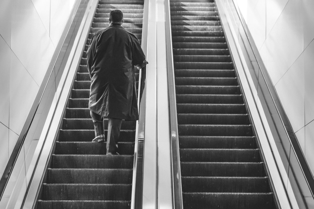 Keep moving forward #travel #stairs #future #up #blackandwhite #streetphotography #stockphotography #freestock #cc0 #gratisography