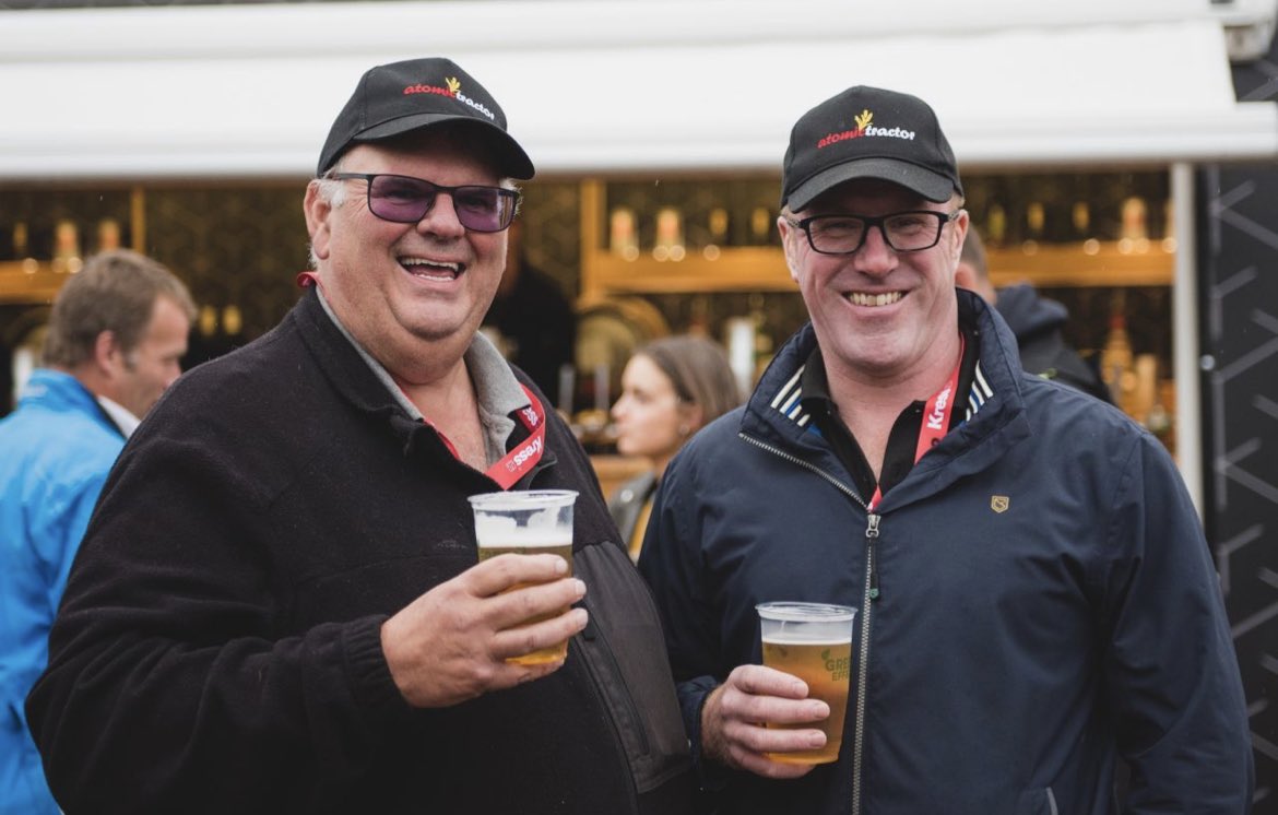 A well earned break 💥🚜 photo courtesy of @GroundsFest from last year.