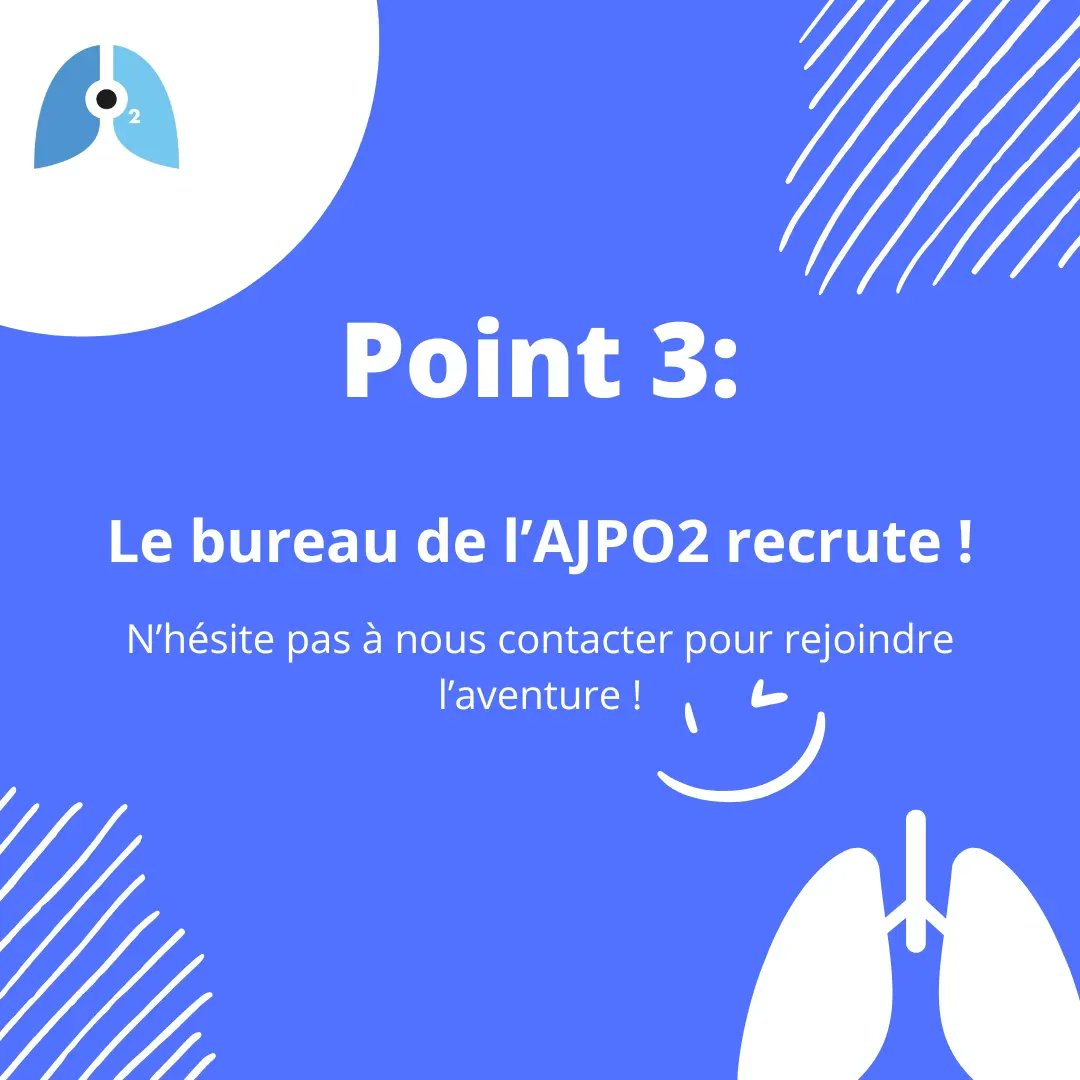 Hello tout le monde ! 🗣️

Pour ce début d'année on n'oublie pas :
✅ d'adhérer à l AJPO2 😉
✅ faire la demande pour le remboursement du CPLF (si on est eligible) 
✅ de devenir membre du bureau de l'AJPO2 😏