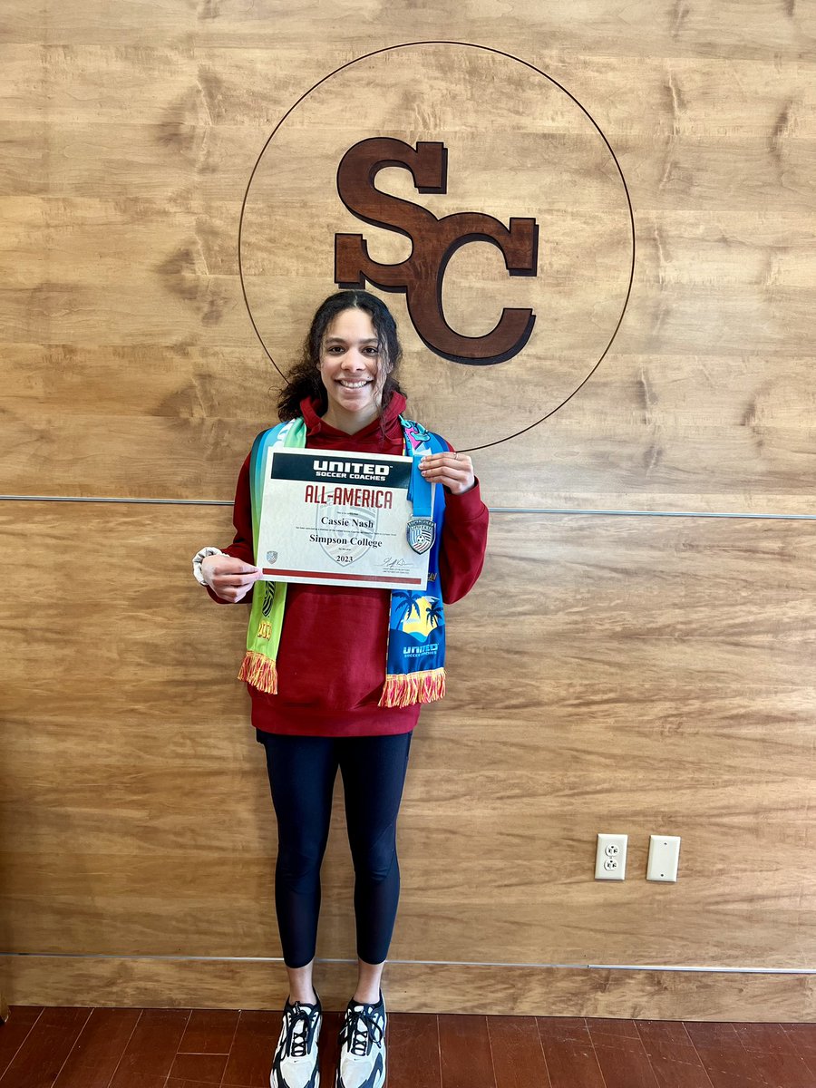 👀Back 2 Back

Coming off a third team All-American season in 2022, Cash scored 22 of the team’s 50 goals, including all six during Simpson’s postseason run, to earn herself First Team All-American honors! 🔥⚽️