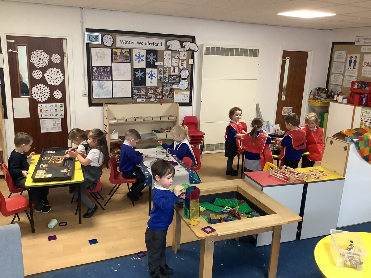 We had a really busy day. Everyone got stuck in and built, drew, painted, scrubbed, threaded and pretended. We need a rest! @YewTreePrimSch @TrustVictorious