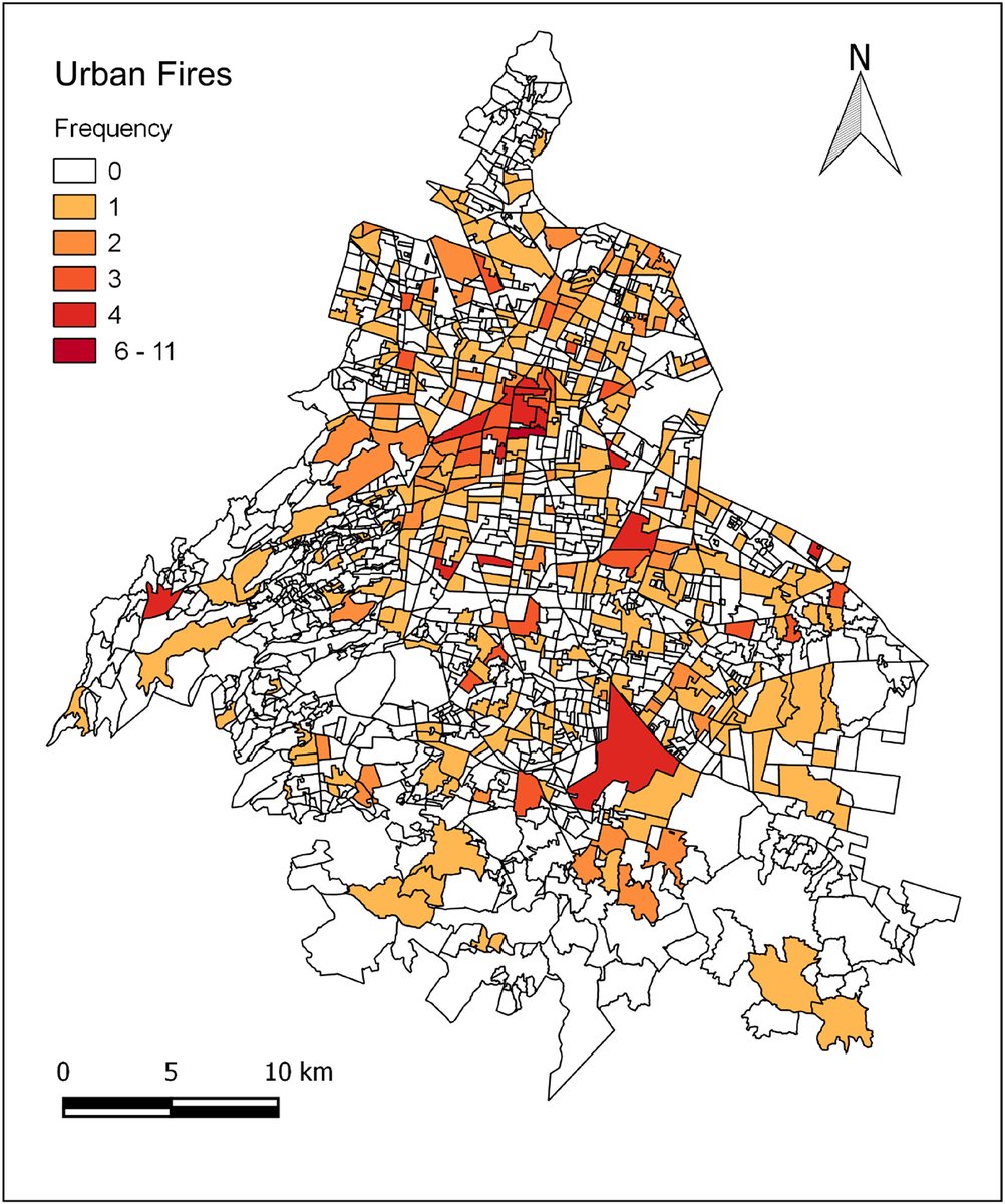 📣New paper published in #GJ by Enrique García-Tejeda (@CIDE_MX) and Gustavo Fondevila (@UABBarcelona): 'City on fire: The role of extortion in urban fires'. doi.org/10.1111/geoj.1…