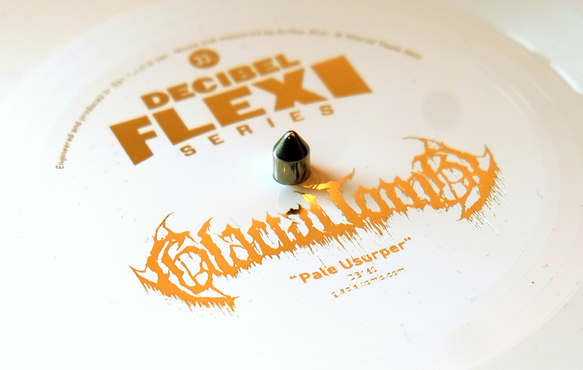 dbmagazine's tweet photo. Death black/death chillers @glacialtomb stream exclusive new track, “Pale Usurper,” via the Decibel Flexi Series.

Listen now over and grab a copy here!: https://t.co/CLT2Cjbq4A

#GlacialTomb #decibelflexiseries #flexidisc https://t.co/9qyMyxTZNF