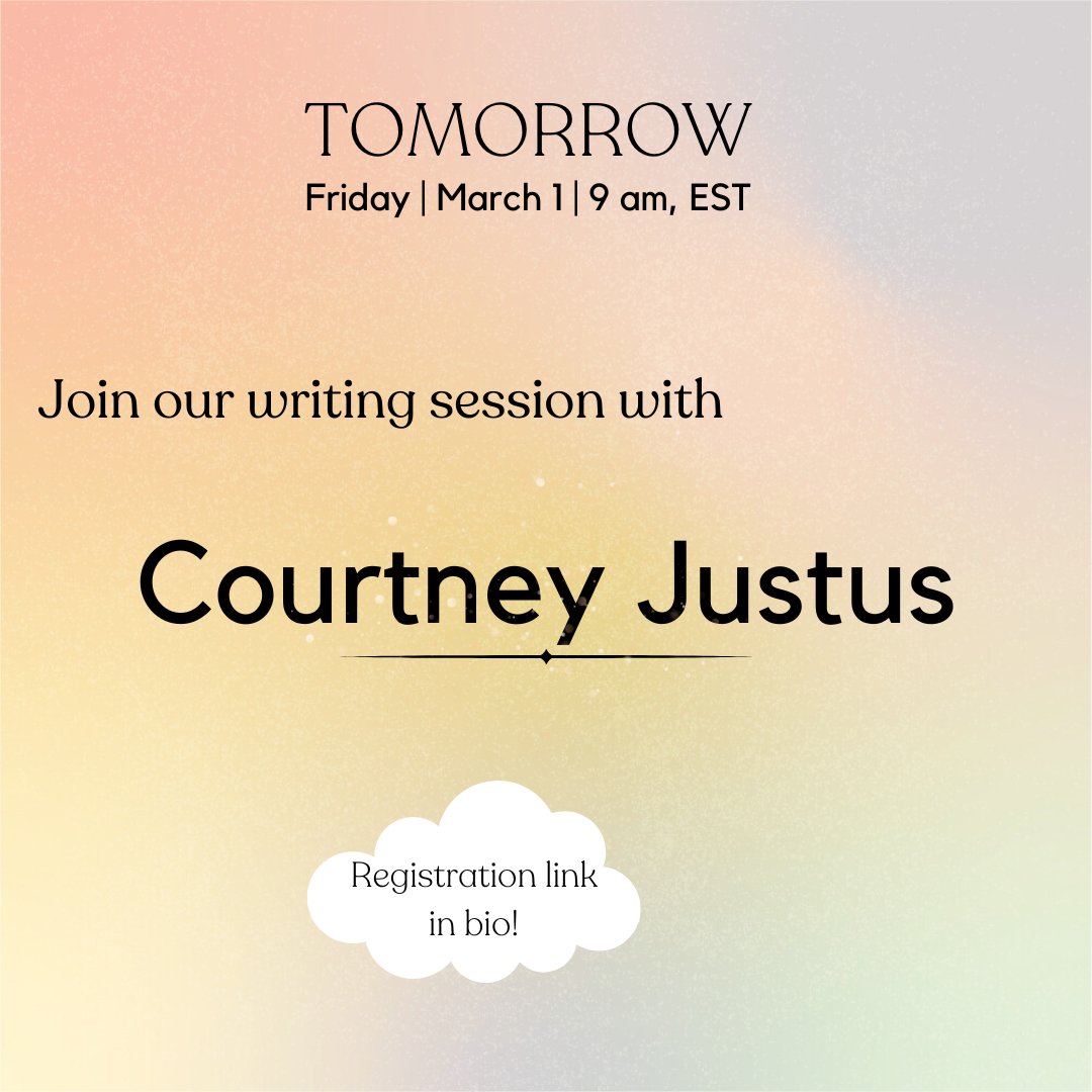 Welcome the weekend and write with us tomorrow!