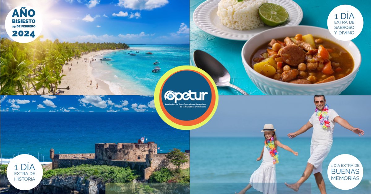 🌞 ¡Salud por el día extra del Año Bisiesto 2024! Hazlo inolvidable con una escapada a la República Dominicana. #AñoBisiesto #VacacionesExtra #RD2024 🏝️