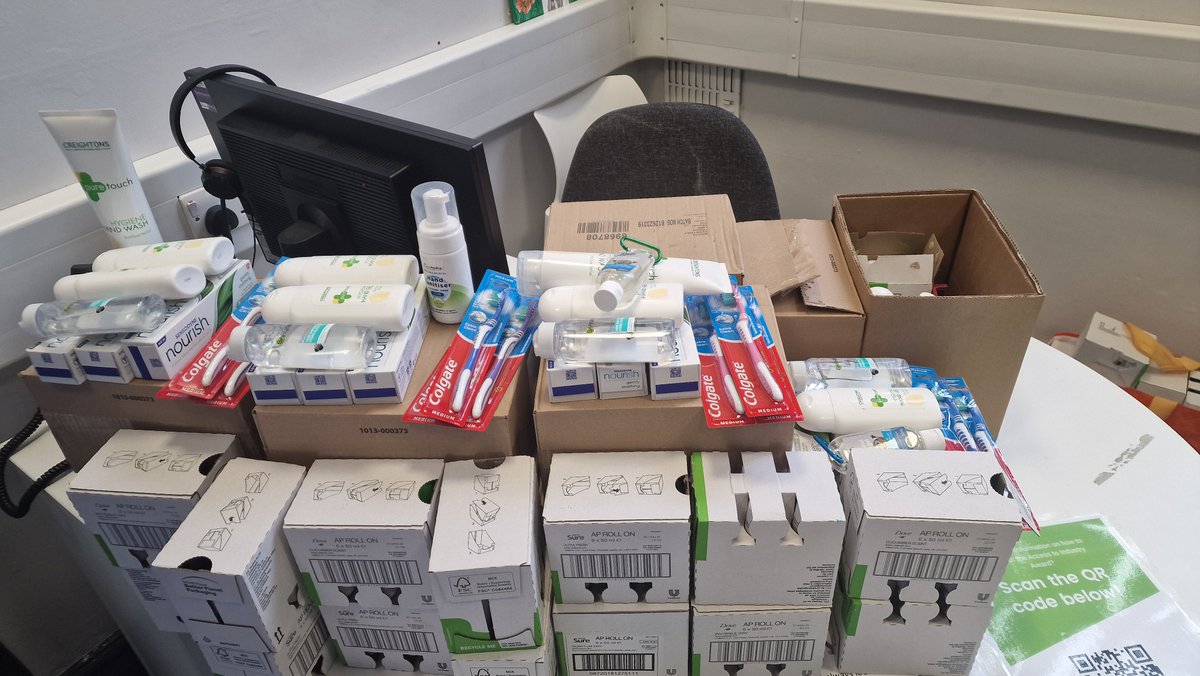 Thank you so much to <a href="/thehygienebank/">thehygienebank</a>  for your lovely donation.
The staff and students are very grateful for your support.
This will make a huge difference in our students lives and we really appreciate it.