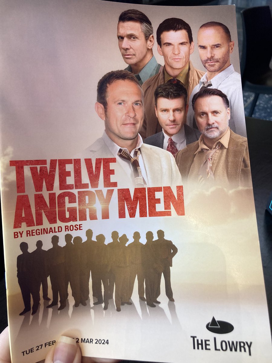 Taking full advantage of flexible working and having a quieter workload to see #TwelveAngryMen @The_Lowry